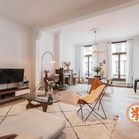 Traditional Chic, High Ceilings' Apt Aircos And Garage Anvers Dış mekan fotoğraf