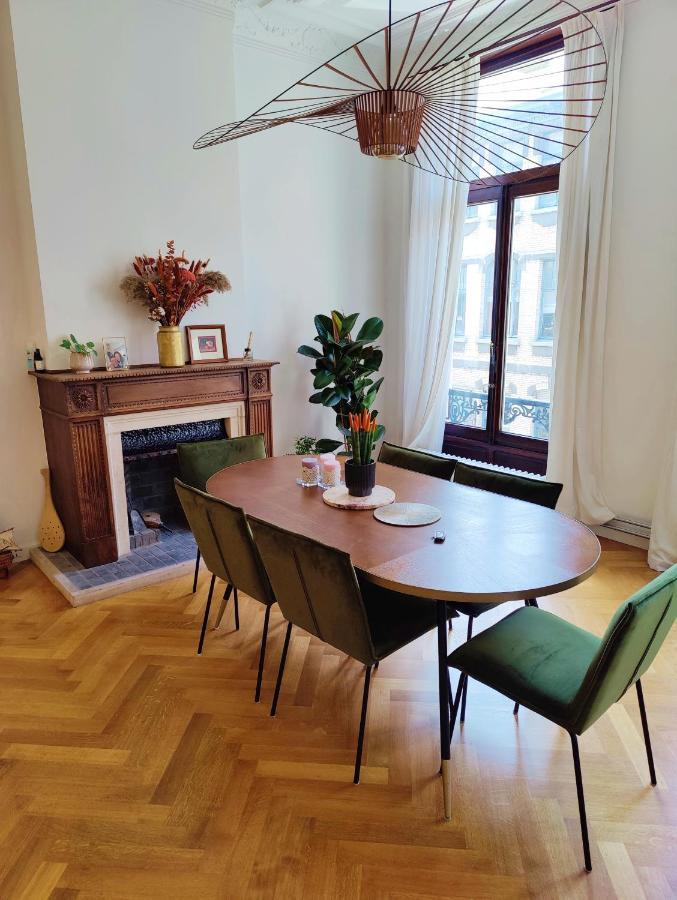 Traditional Chic, High Ceilings' Apt Aircos And Garage Anvers Dış mekan fotoğraf